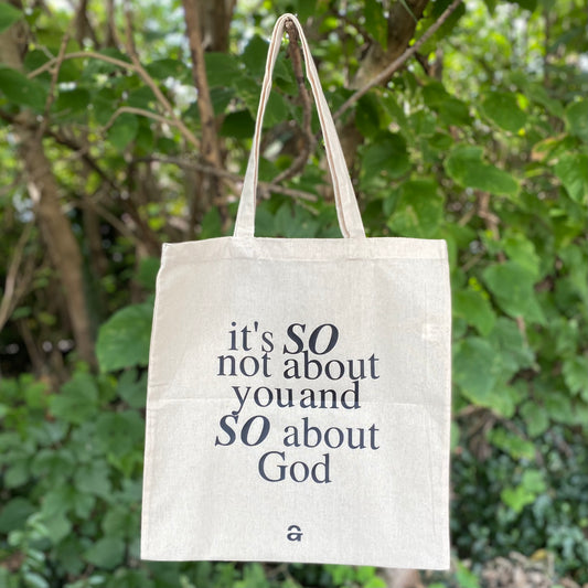 So About God Tote Bag
